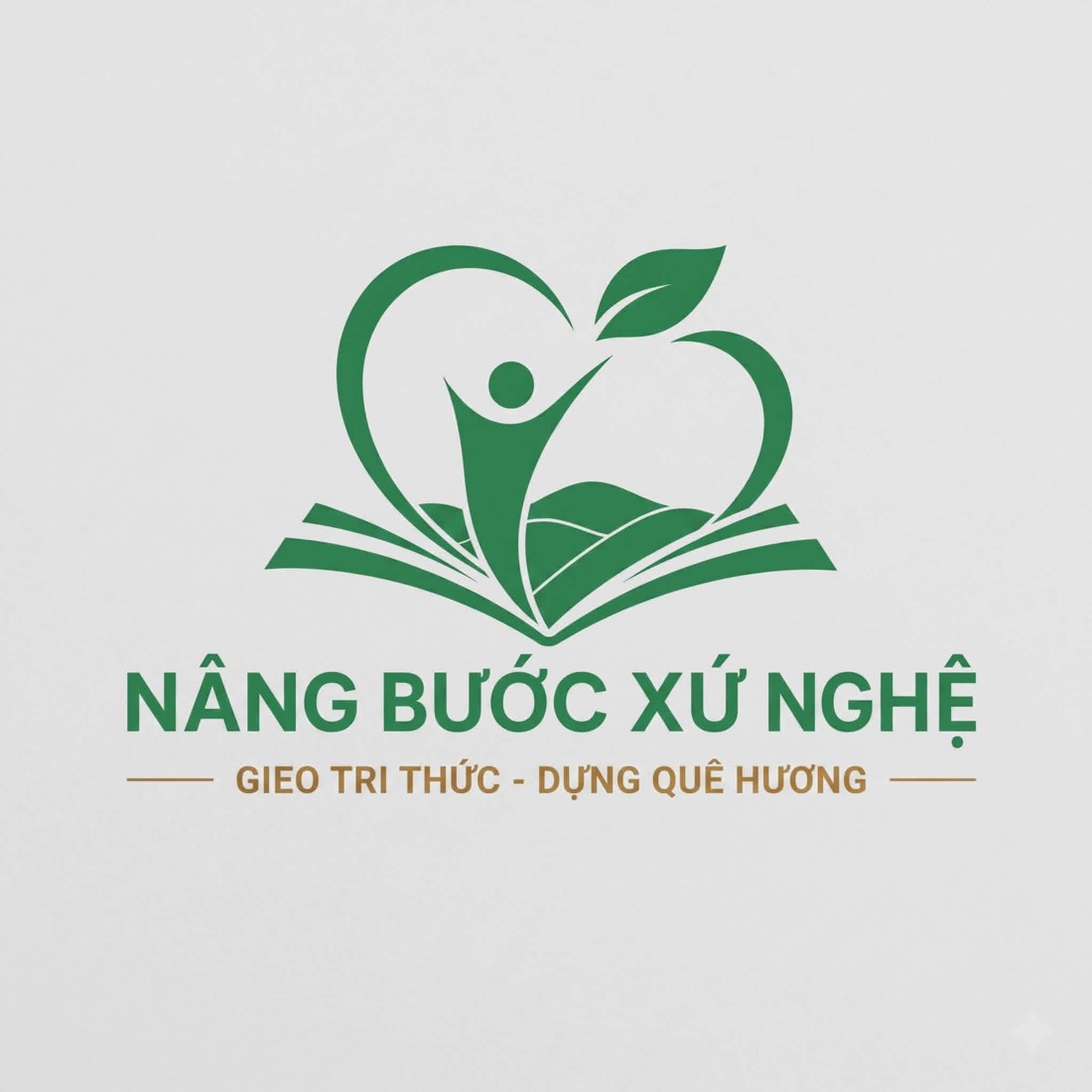 Logo và slogan Nâng Bước Xứ Nghệ